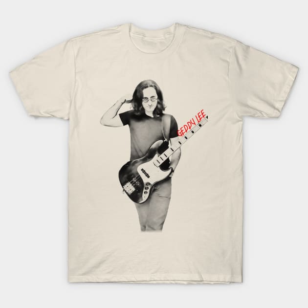 geddy lee visual art T-Shirt by DOGGIES ART VISUAL